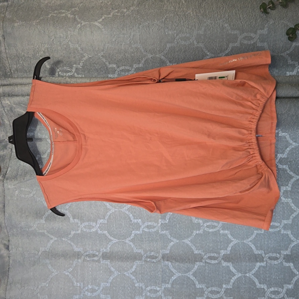 NWT Calvin Klein performance peach oversized tank top